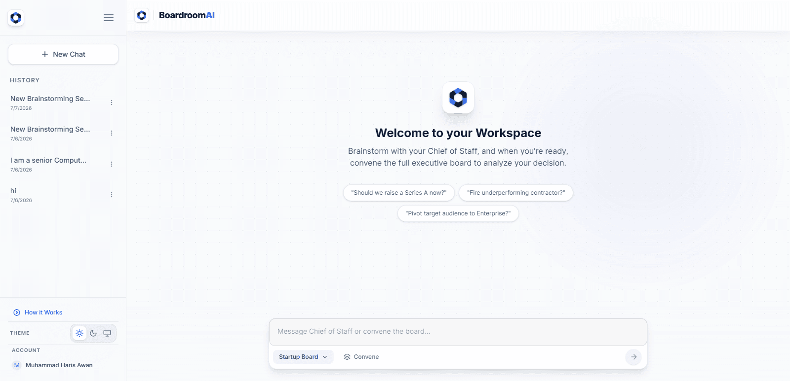 Boardroom AI - Executive Decision Engine