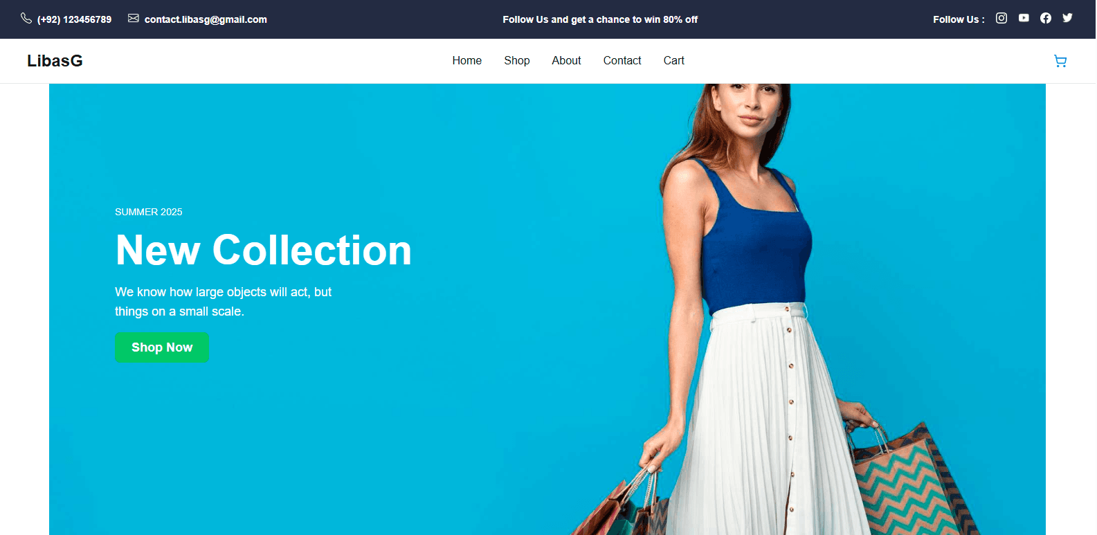 LibasG - A Clothing Store