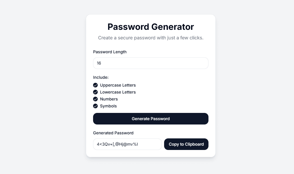 Password Generator