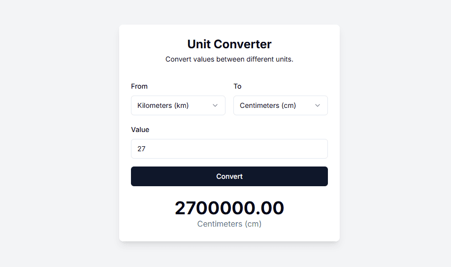 Unit Converter
