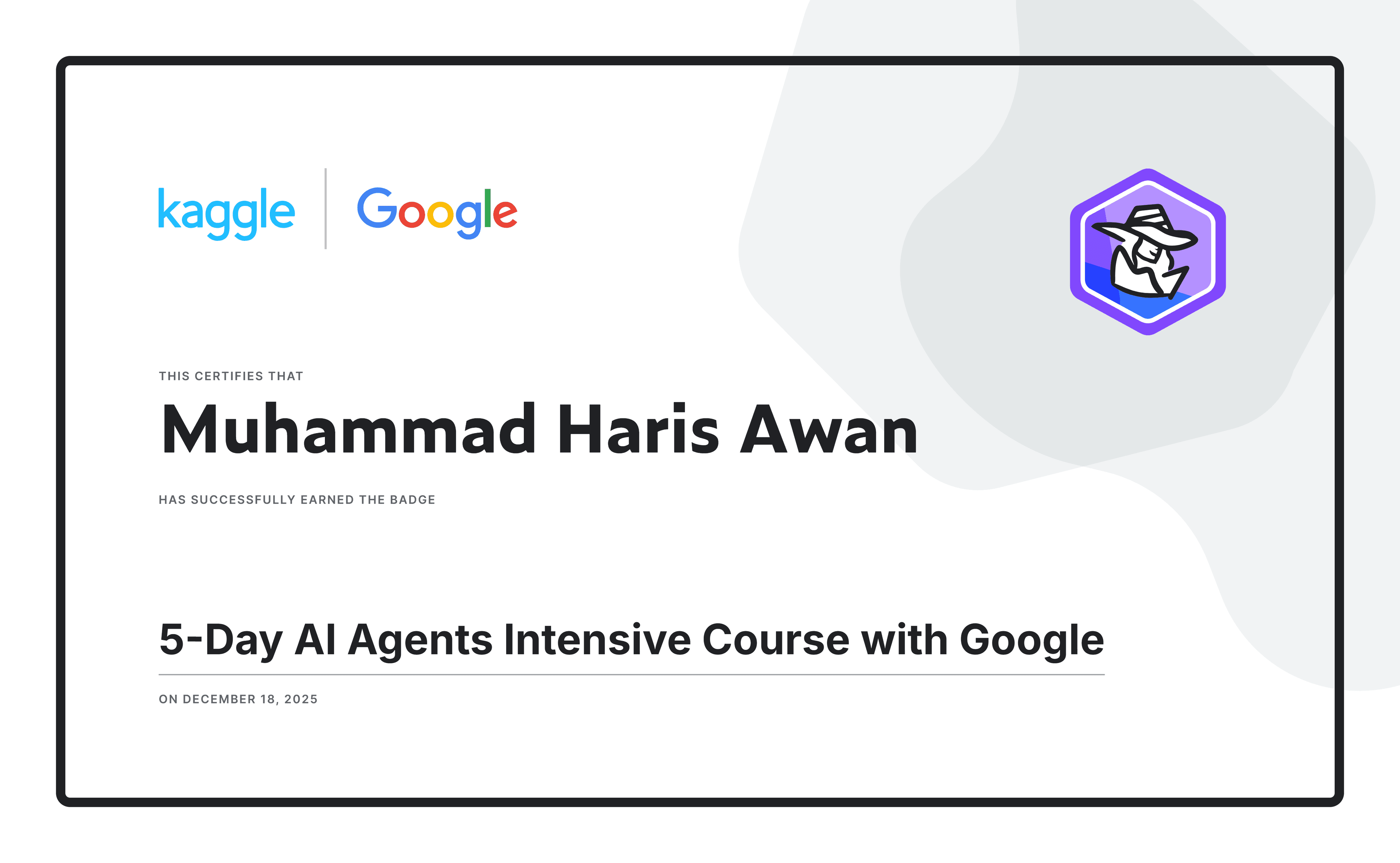5-Day AI Agents Intensive Course